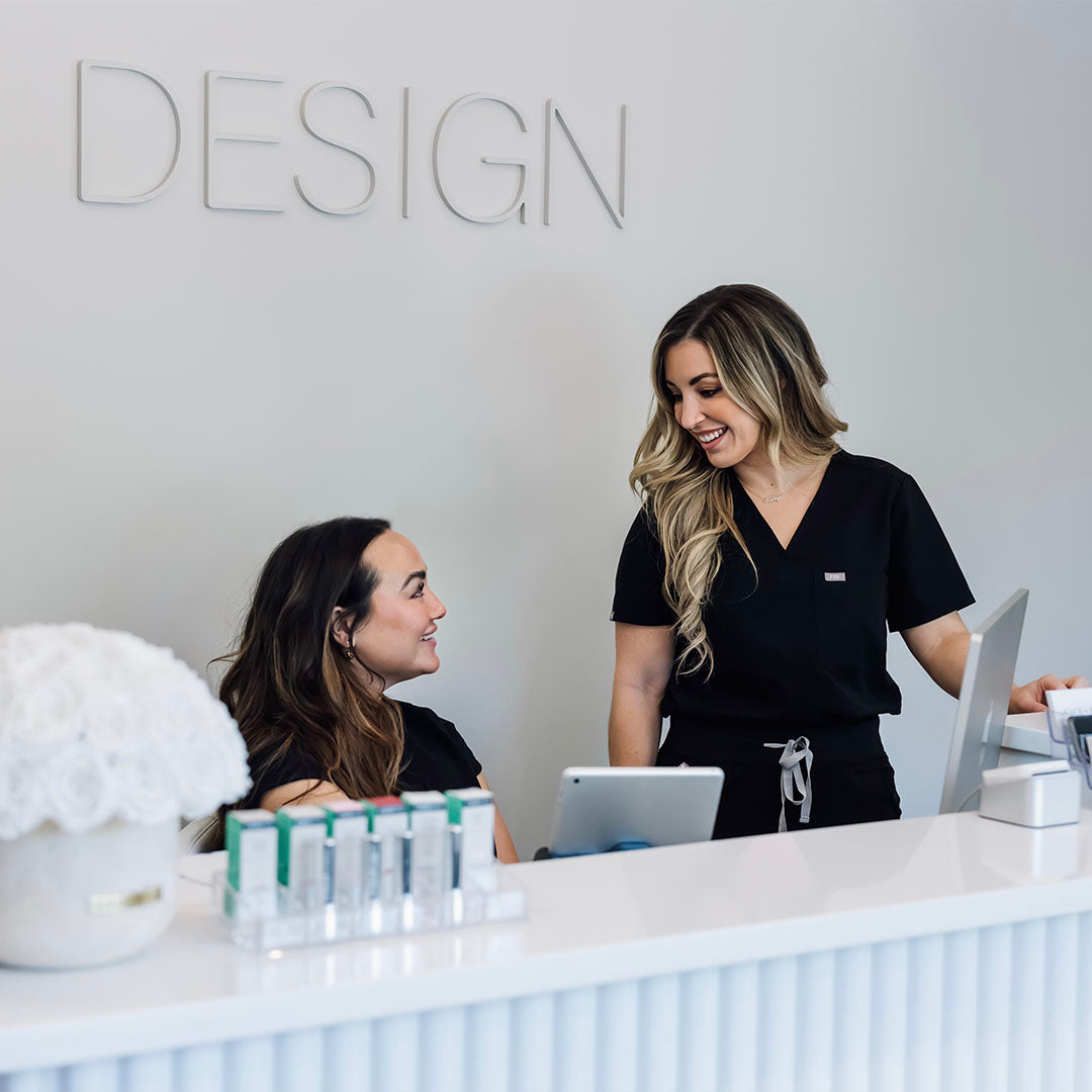 front desk of Skin Design Aesthetics medical spa in South Shore, MA Pembroke, MA, Handover, MA 