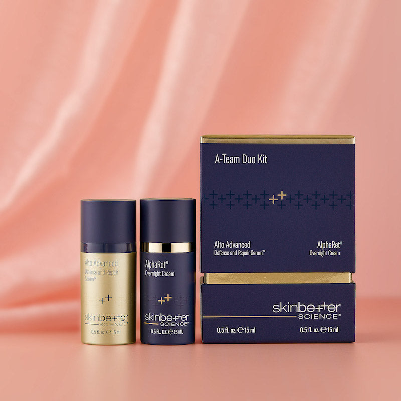 A-Team Duo Kit – Alto Advanced Defense Serum & Alpharet Overnight Cream-Targeted Treatments-SkinBetter-Skin Design-Best-Medical-Spa-South-Shore-Pembroke-massachusetts