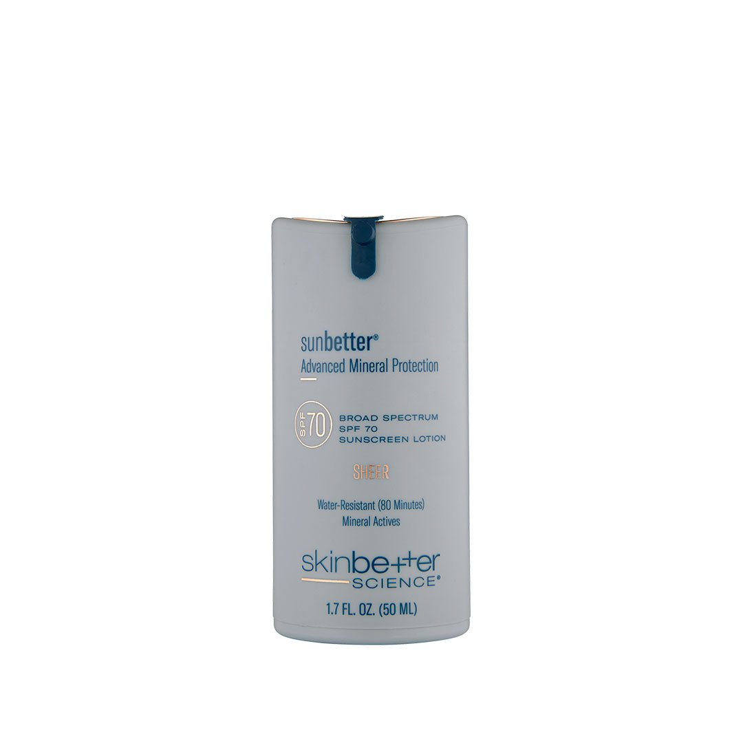 sunbetter SHEER SPF 70 Sunscreen Lotion-Sunscreen-SkinBetter-Skin Design-Best-Medical-Spa-South-Shore-Pembroke-massachusetts