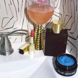 LILFOX Blue Legume Hydra-Soothe Treatment on bathroom sink